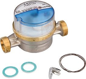 Grünbeck Wasserzähler mit Anschlusszubehör 3/4" 702845