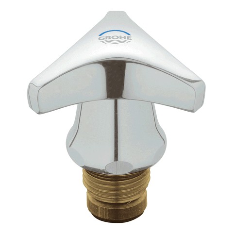 GROHE Oberteil 45968 mit Trecorn Griff Markierung blau 1/2" chrom 45968000
