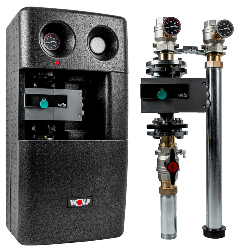Wolf Verrohrungsgruppe Heizkreis Hocheffizienzpumpe DN40-50 selbstreg. 2072049