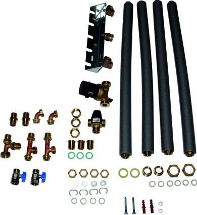Wolf Anschluss-Set mit Zirkulationspumpe Warm-/Kaltwasser, für CSZ-2 7701136