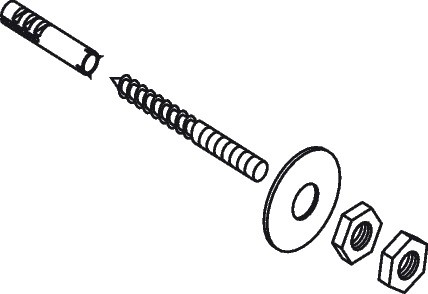 Hansgrohe Befestigungssatz Axor Reservepapierhalter 96343000