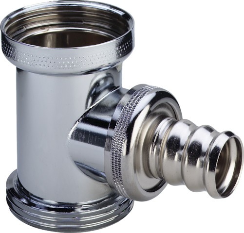 Viega Zwischenstück 5619 in G1 1/4 Messing verchromt 103224