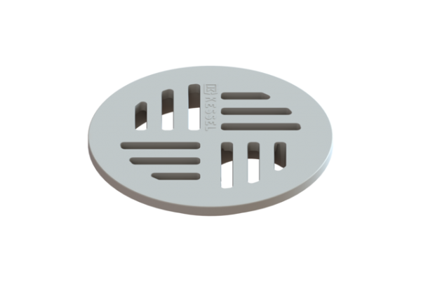 KESSEL Einlegerost Schlitzrost rund, d: 120 mm, Kunststoff 27156