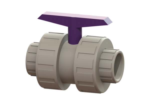 KESSEL Kugelhahn aus PP/FPM, DN40, d50, SDR11 1 680288