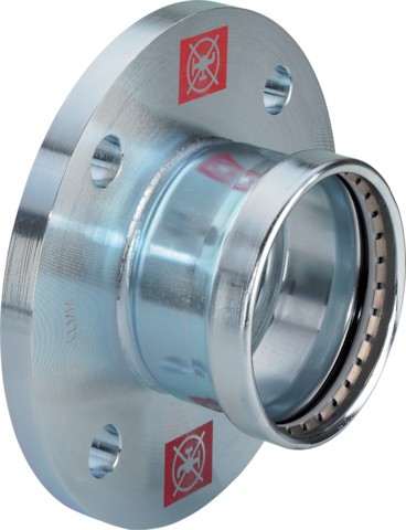 Viega Flanschübergang Prestabo XL 1159.1XL in 64,0mm (DN65) Stahl verzinkt 629939