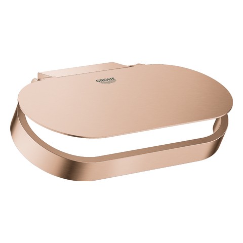 GROHE WC-Papierhalter Selection 41069 mit Deckel warm sunset gebürstet 41069DL0