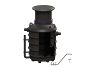 KESSEL Fettabscheider EasyClean ground NS 4, Direct, 550 950 mm, D, rechts 93004.80D DR