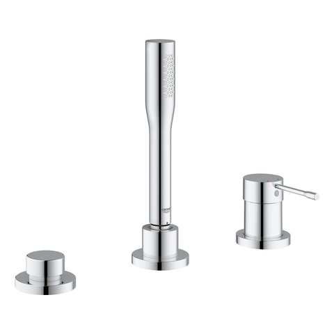 GROHE 3-Loch-EH-Wannenkombin. Essence 19976_1 mit Handbrause Euphoria C chrom 19976001