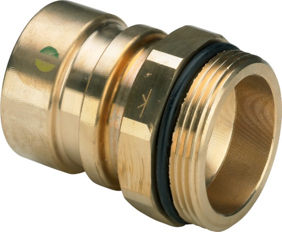 Viega Kupplung mit SC 9621 in 63mm x Rp1 1/2 Rotguss 488246