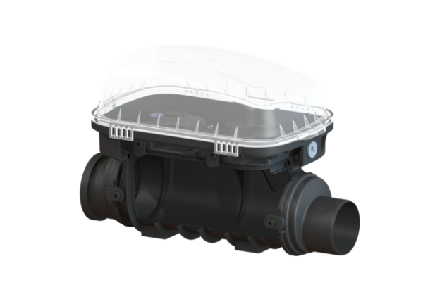KESSEL Reinigungsrohr Controlfix DN125, für freiliegende Abwasserltg. 80125