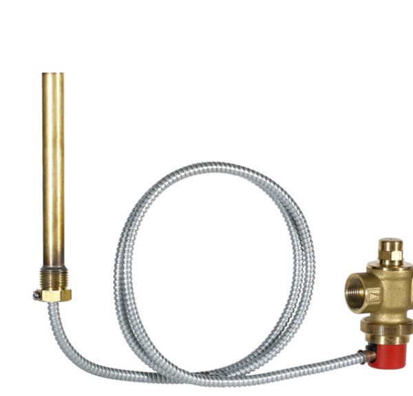 Resideo Therm Ablaufsicherung TS131 Messing 95 GradC, 1300mm, 3/4 ", A