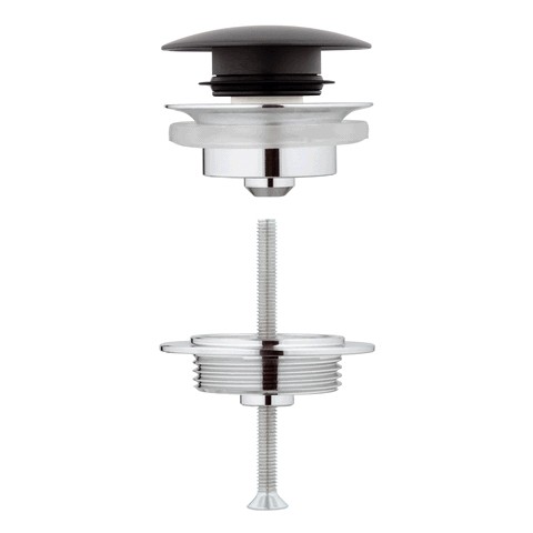 GROHE Ablaufgarnitur 65807 velvet black 65807KS0