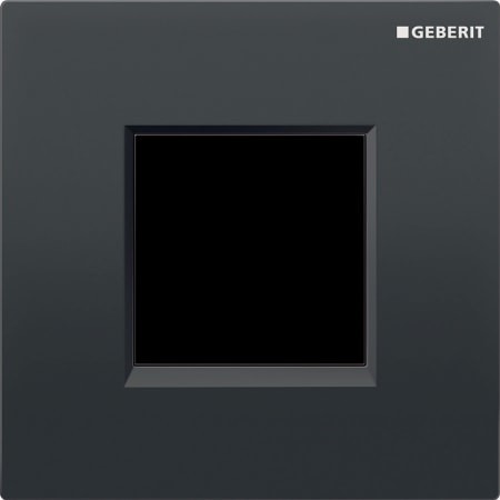 Geberit Abdeckplatte Typ 30 zu UR-Strg. schwarz / glanzchrom / schwarz 243.271.KM.1