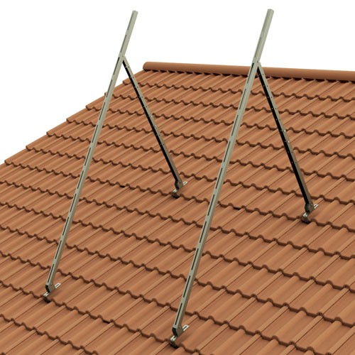 Aufständerung 20 Grad - 2400 mm, passend für PlusAL2.86 V, Silversun2.02 420012000