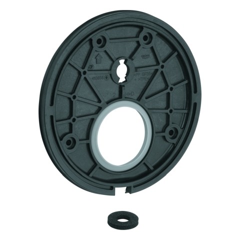 GROHE Montageplatte 48440 für EHM- Fertigmontagesets mit 2-Wege Umstellung 48440000