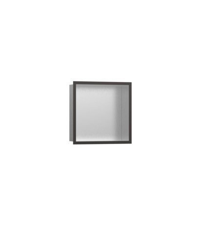 Hansgrohe XtraStoris Individual Wandnische mit Designrahmen 300x300x100mm BST/BBC 56097340