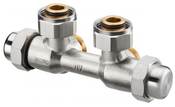 OVENTROP-Multiflex FQ Verschraubung für G 3/4 AG, Eck rechts, G 3/4 ÜM x 3/4 AG 1015805