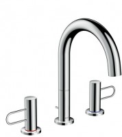 Hansgrohe 3-Loch Waschtischarmatur 200 Axor Uno Bügelgriff chrom 38054000