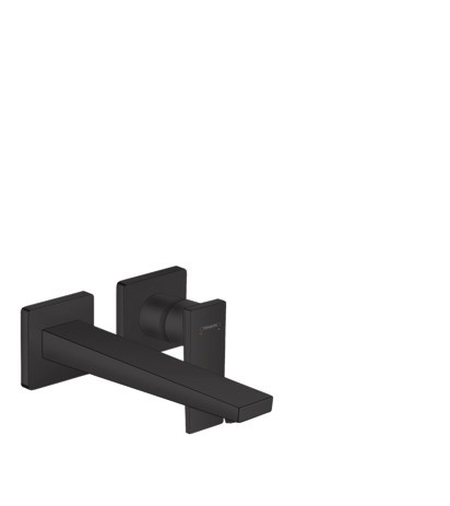 Hansgrohe 2-Loch Waschtischarmatur Unterputz Metropol F-Set mattschwarz langer Ausl. 32526670