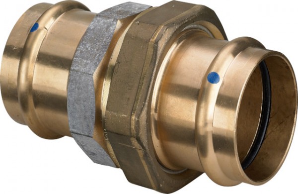 Viega Verschraubung mit SC 2260LF in LABS-frei in 22mm Rotguss 431488