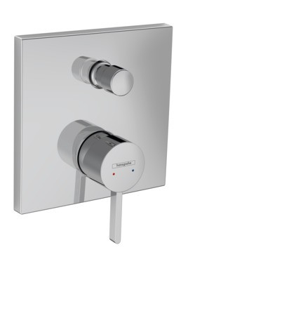 Hansgrohe Wannenmischer Unterputz Finoris F-Set mit Sicherungskombination chrom 76416000