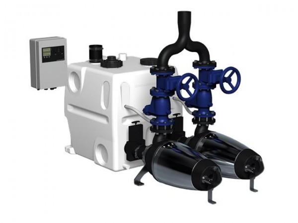 GRUNDFOS Fäkalienhebeanlage Multilift MD1.80.80.40.4.51D/400 3x400V 4kW 96102286