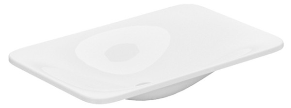 Keuco Keucoramik-WT Edition 400 31570, ohne Hahnlochbohrung, weiß, 600x16x400mm 31570311600