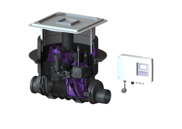 KESSEL Rückstaupumpanlage Pumpfix F Schaltgerät Komfort, DN 100, befliesbar 24100X