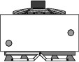 Wolf Induktionsjalousie für LH 40 Deckengerät, mit Stellmotor 24 V 6500962
