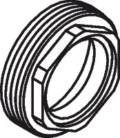 Hansgrohe Schraubkappe Allegra + Uno chrom 96461000