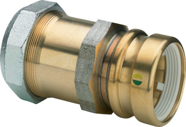 Viega Übergangskupplung Geopress 9613.3 in DN25x32mm Rotguss 554835