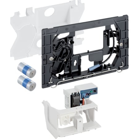 Geberit WC-Strg. mit elektronischer Spülausl. Batteriebetrieb für Funktaster 115.898.00.1