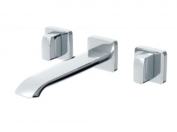 Dreiloch-Wand-Waschtischbatterie vogue verchromt VIGOUR