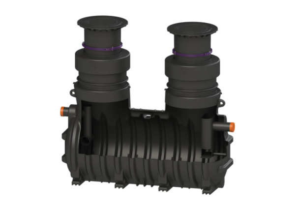 KESSEL Fettabscheider EasyClean ground NS 10, Standard, 1120 1740 mm, Klasse D 93010/170D