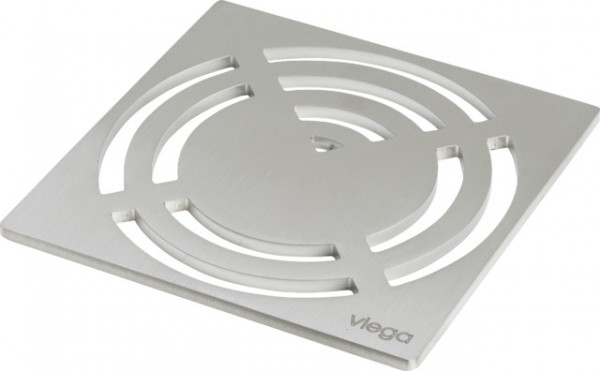 Viega Rost 4929.3 in 150x150mm Edelstahl matt-vernickelt 492342