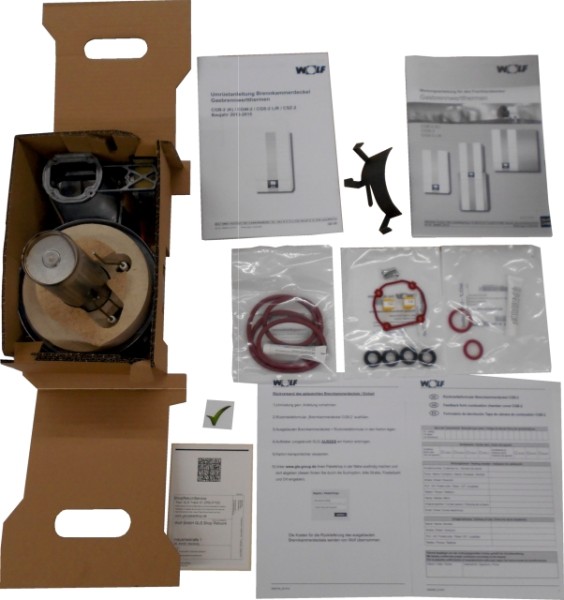 Wolf Umrüstset für Brennkammerdeckel CGB-2 2013-2015 LB2-3, 20/24 kW 8614983