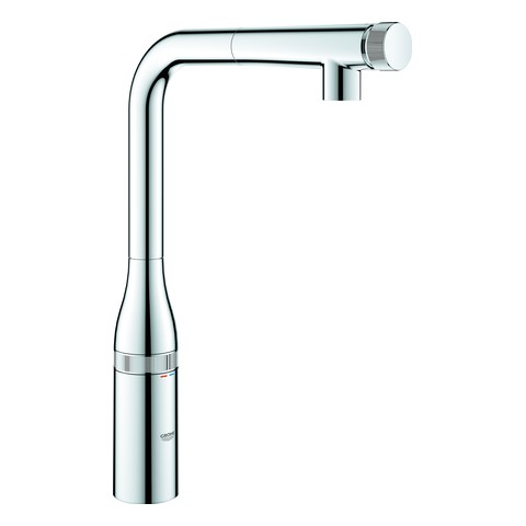 GROHE SPT-Batterie Essence Smart Control 31615 L-Ausauf auszb. Spülbrause chrom 31615000