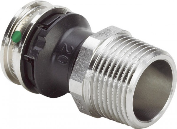 Viega Übergangsstück mit SC Raxinox 4411 in 20mm x R1/2 Stahl nichtrostend 724078