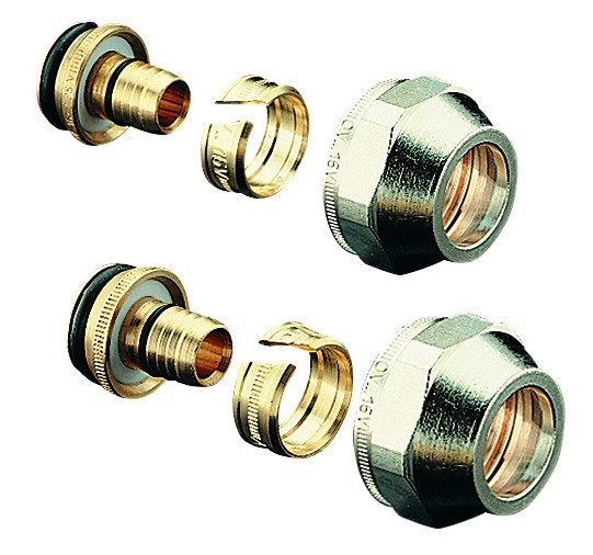 OVENTROP-Klemmringverschr."Cofit S"2fach für "Copipe", 17x2.0mm x G3/4" ÜM,vern. 1507937