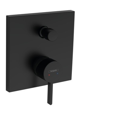 Hansgrohe Wannenmischer Unterputz Finoris F-Set Sicherungskombination mattschwarz 76416670