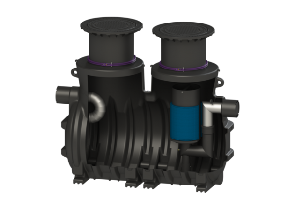 KESSEL Koaleszenzabscheider EasyOil ground, NS 3, Klasse I, 1800 l, D 99503.10D