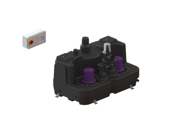 KESSEL Doppelhebeanlage Aqualift F XL 1500W S1 Duo 300L m.S. 11101