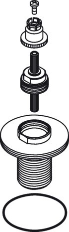 Hansgrohe Spannflansch Axor Absperrventil 97656000