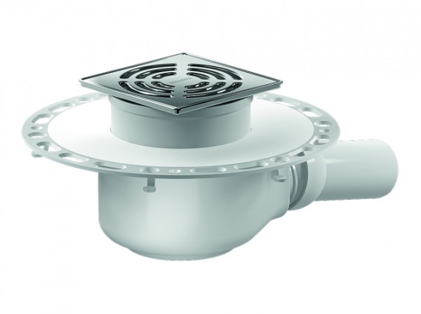 DALLMER Bodenablauf TistoDrain CS 12, DN 50, 120 x 120 mm