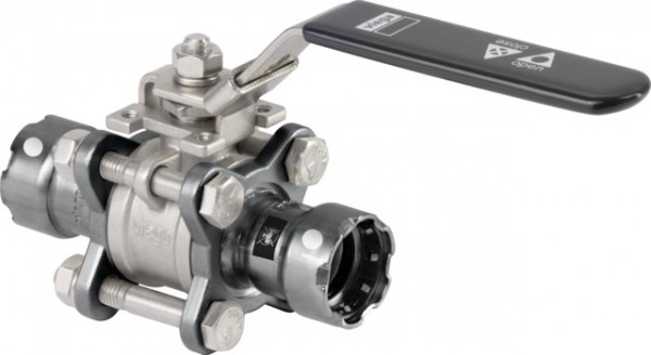 Viega Kugelhahn mit SC Easytop 4375.8 in 1 1/2 Zoll Stahl unlegiert 787660