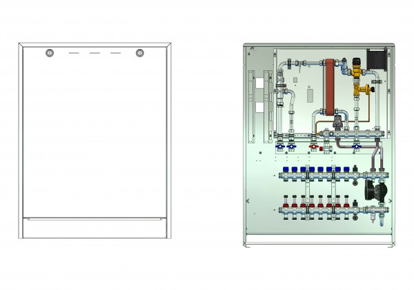 strawa Frischwasser-Wohnungsstation Friwara smart WS17-FBR-CU-AP-63 7 Hkr.