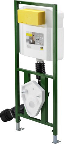 Viega WC Element Viega Eco Plus 8161.21 in 1130mm Stahl grün 700652