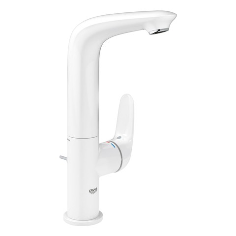GROHE EH-WT-Batterie Eurostyle 23718_3 L-Size Hebel geschl. moon white/chrom 23718LS3