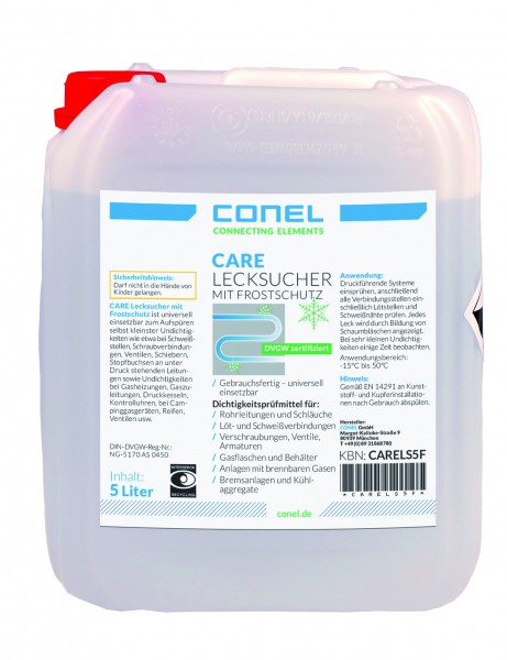 CARE H Lecksucher 5 Liter Kanister DVGW-zertifiziert CONEL