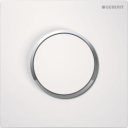 Geberit UR-Strg. mit pneumatischer Spülausl. BetPl. Typ 10 weiß/glanzchrom/weiß 116.015.KJ.1